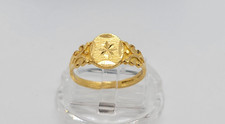 Mens Womens 22ct Gold Signet