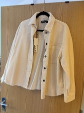 BNWT Zara Corduroy Cream Shirt