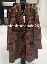 ZARA NEW WOMAN OVERSIZED PLAID