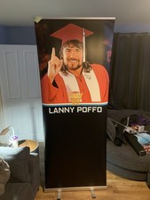 Genius Lanny Poffo Signed Stand Display