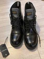 ? G-Star Raw Ladies Ankle Drill Boots Patent Leather Size UK4 ?