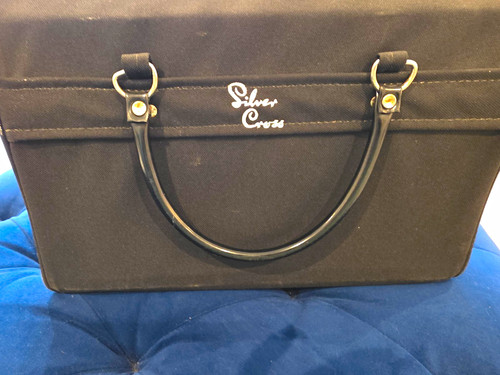 Silver cross black baby - silver,