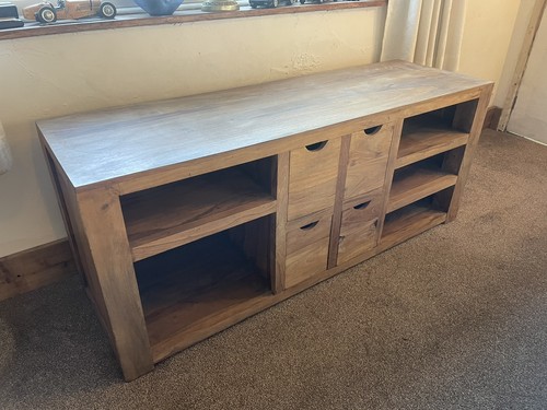 Solid oak sideboard tv - oak, /