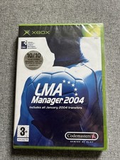 LMA Manager 2004 (Xbox) New