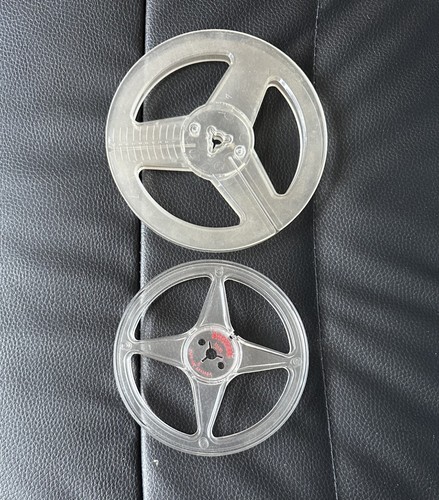 Two empty tape take - tape, up