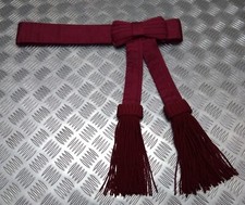 Crimson Waist Sash British