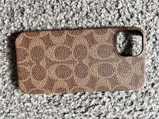 Coach Leather iPhone X/XS Phone Case