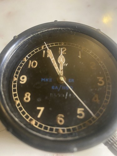 Ww2 military aircraft clock - military,