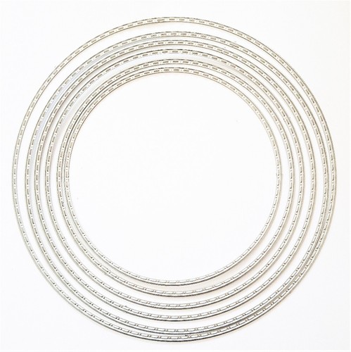 6pcs large stitched edge - 6pcs,