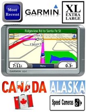 GARMIN 200W 250W SAT NAV 2025 CANADA ALASKA 2025 SPEED CAMERAS