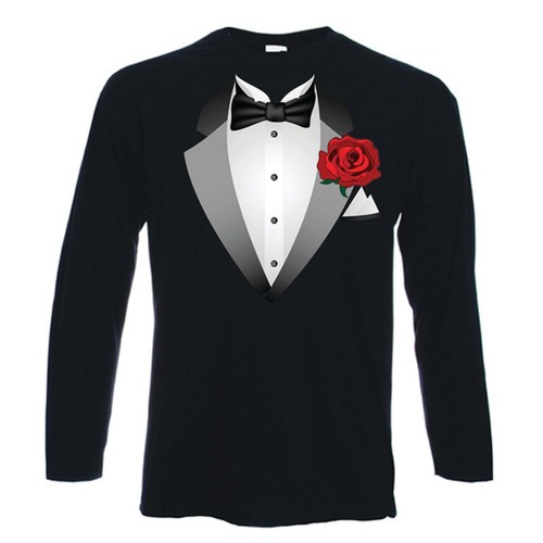 Tuxedo long sleeve - long, t-shirt