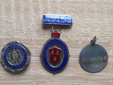 Hallmarked Nurses Silver Pendants and Badge.