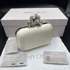JIMMY CHOO cloud Ivory satin