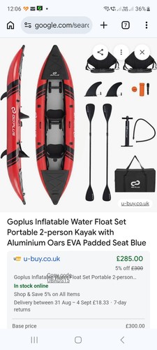 Goplus man kayak - 2,