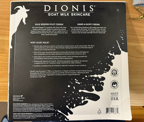 Dionis goat milk skincare - dionis,