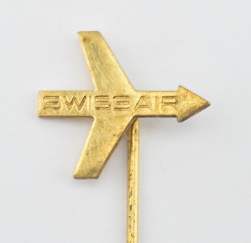 Vintage swissair airline gold - vintage,