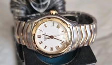 ebel classic wave 18ct & steel