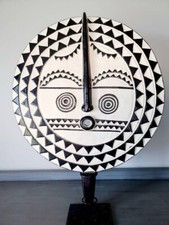 African wood shield decoration