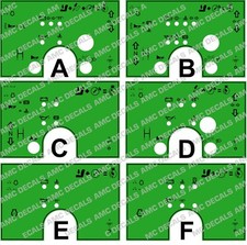 TEREX DUMPER GREEN DASH DECAL