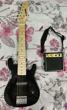 Lagrima Junior Electric Guitar Pack black Acoustic Quick  Bass Tuner Release