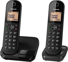 Panasonic KX-TGC412 Digital Cordless DECT Phone Twin Handset Heavy Box Damage