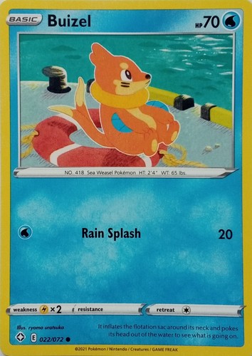 022 072 buizel common - buizel, |