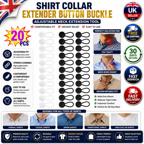 20pcs shirt collar - 5-20pcs, extender