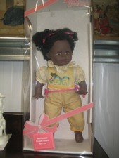 20" High Boxed Zapf Creations Black Doll In Original Outfit Open/Close Eyes