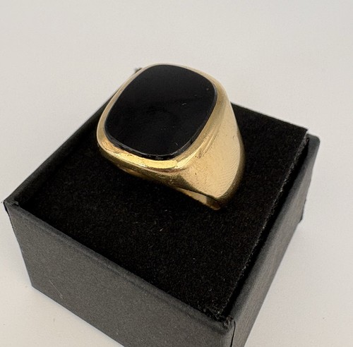Vintage yellow metal black - yellow,