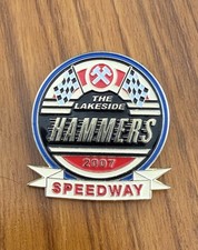 Vintage The Lakeside Hammers Speedway Team Enamel Lapel Pin Badge 2007
