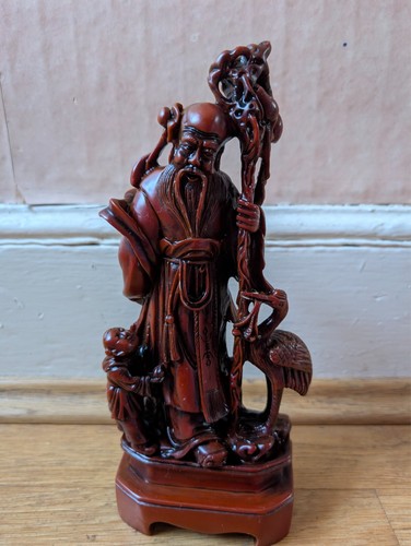 Vintage chinese red resin - vintage,