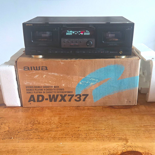 Boxed aiwa wx737 - boxed, ad-wx737