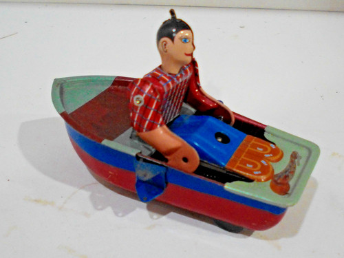Tin wind man rowing - wind,