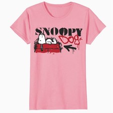 Peanuts Graffiti Snoopy Dog House Cool 90s Street Art Official Women's T-Shirt