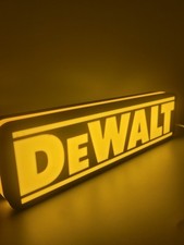DEWALT USB LED Light Up Sign