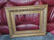 vintage antique style chunky gold baroque rococo embossed ornate picture frame
