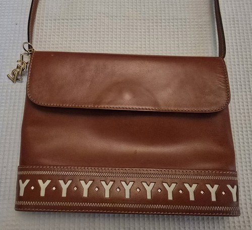 Vintage ysl brown leather - vintage,