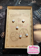 Dice Tray A Custom Army Text