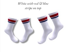 Sport Men stripes On Top Crew