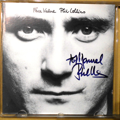 Phil collins original signed - signed,