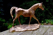 Vintage solid brass large