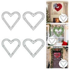 Heart Shaped Wire Wreath Frame
