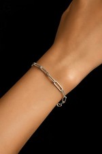 ✨ Stunning 925 Sterling Silver Chain Bracelet – Elegant, Minimalist, Timeless ✨
