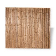 6ft x 5ft Brown Closeboard /