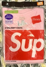 2021 Supreme Tagless T-Shirts