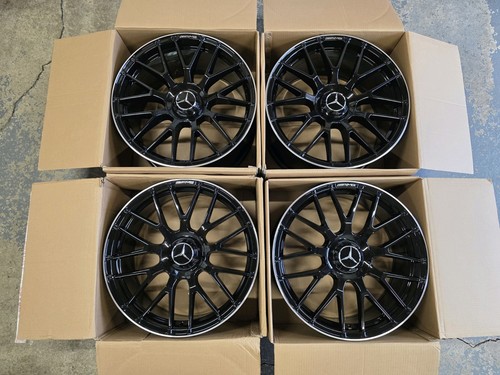 C63s alloy wheels black - wheels,
