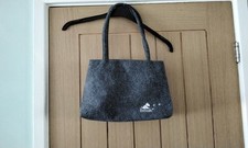 Harrods Grey Felt Handbag with