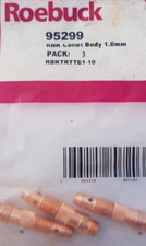 3x COLLET BODY 1.0mm TIG Welding Torch Replacement Spare ROEBUCK 95299