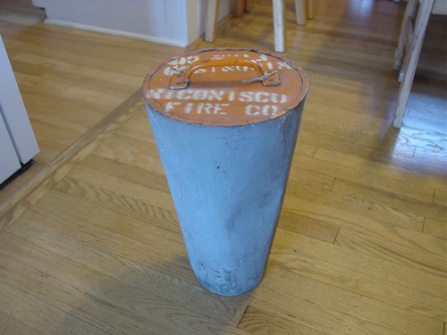 Vintage fire company - fire, bucket