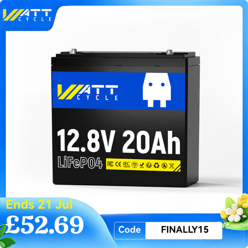 Wattcycle 12v 20ah portable - wattcycle,